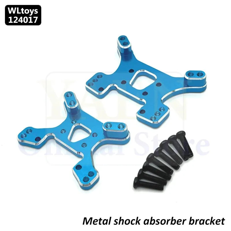 WLtoys 124017 1/12 RC Original Metal Spare Parts Swing Arm C Seat Bottom Motor Differential Gearbox Shock Absorbers Tire