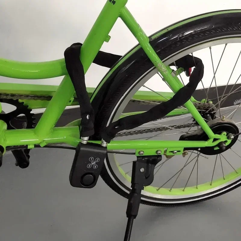 Bicycle Anti-theft Alarm Lock Bluetooth Smart Control 110dB Security Smart Bike Alarm Lock Waterproof Vibration Burglar Alarm