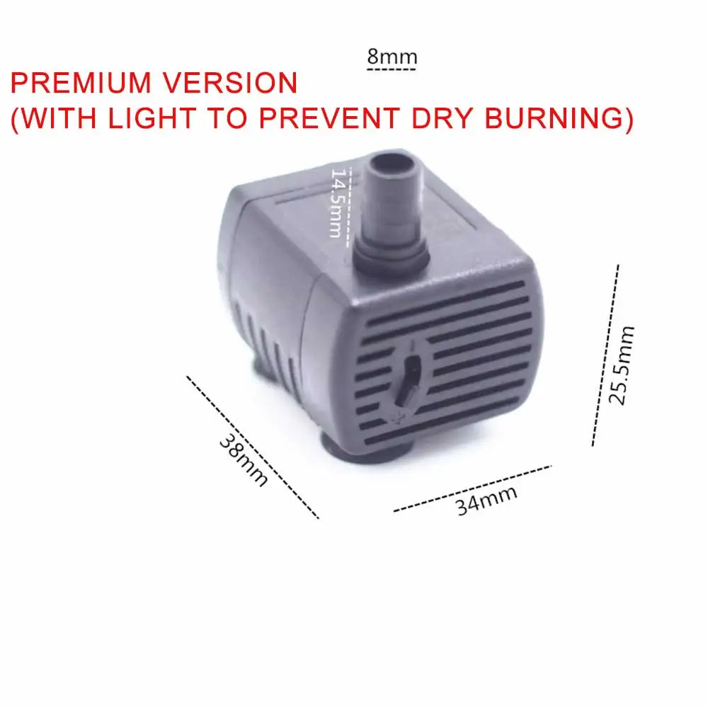 Water Pump Pet Cat Water Fountain Anti-dry Burning Motor Replacement for Cat Flowers Drinking Bowl Water Dispenser Pet Products