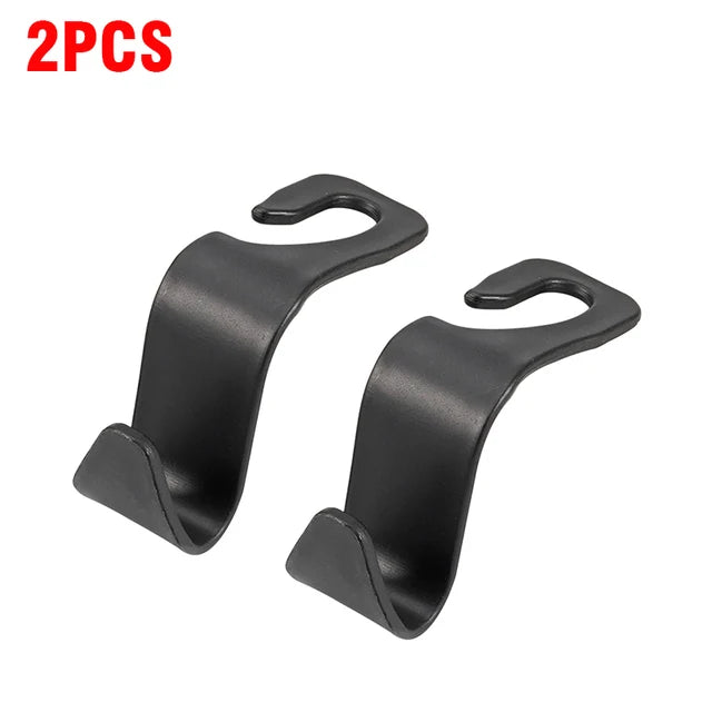 1pc With Phone Holder 360° Rotation Car Seat Back Hooks Auto Headrest Hanging Clothes Umbrella Stand Support Hook Car Supplies