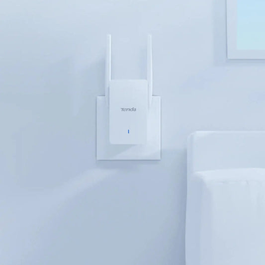Tenda WiFi 6 Range Extender 2.4/5GHz AX1800 Dual Band Signal Expansion Booster Wireless Repeater No Dead Spots WPS Plug and Play