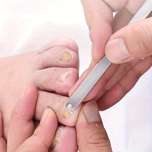 Stainless Steel Pedicure Tools Foot Cleaning and Care, Dead Skin Scraper,Reusable Foot Exfoliation, Foot Skin File,Toenail Knife