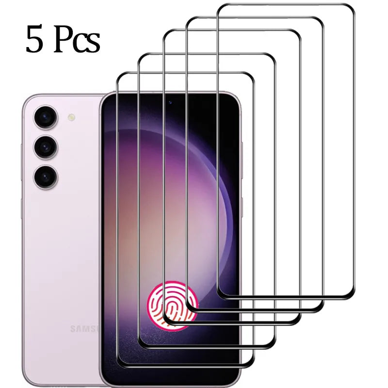 For samsung s24 Glass, s25 s24 ultra Screen Protector For samsung galaxy s23 glass samsung s24 ultra Tempered Glass samsung s23 fe s20 s21 s22 plus Protective Film Galaxy s24 Screen Protector samsung s22