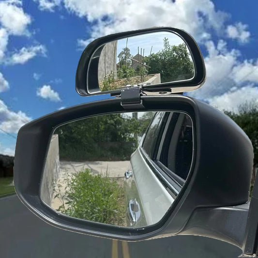 Car Blind Spot Mirror Auxiliary RearView Mirror Convex Mirror Wide Angle Mirrors Adjustable for Car Safety Parking Reversing