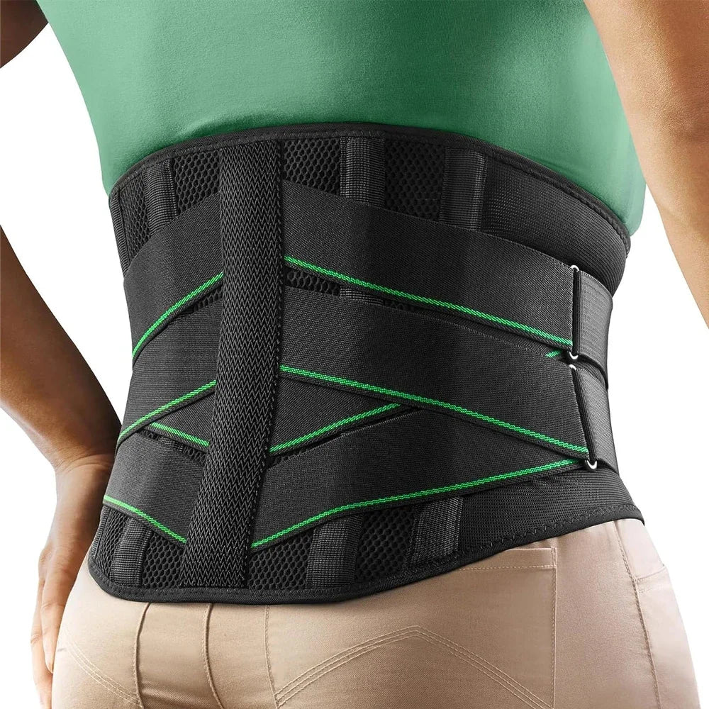Back Brace for Lower Back Pain Relief Men Women,Breathable Back Support Brace with 3D Lumbar Support Pad for Lifting At Work