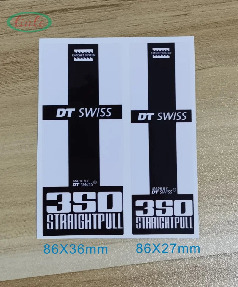 350 Road Bike Hubs Stickers MTB Wheels Hubs Stickers Glossy Front and Rear Hubs Stickers Decoration Protective Film