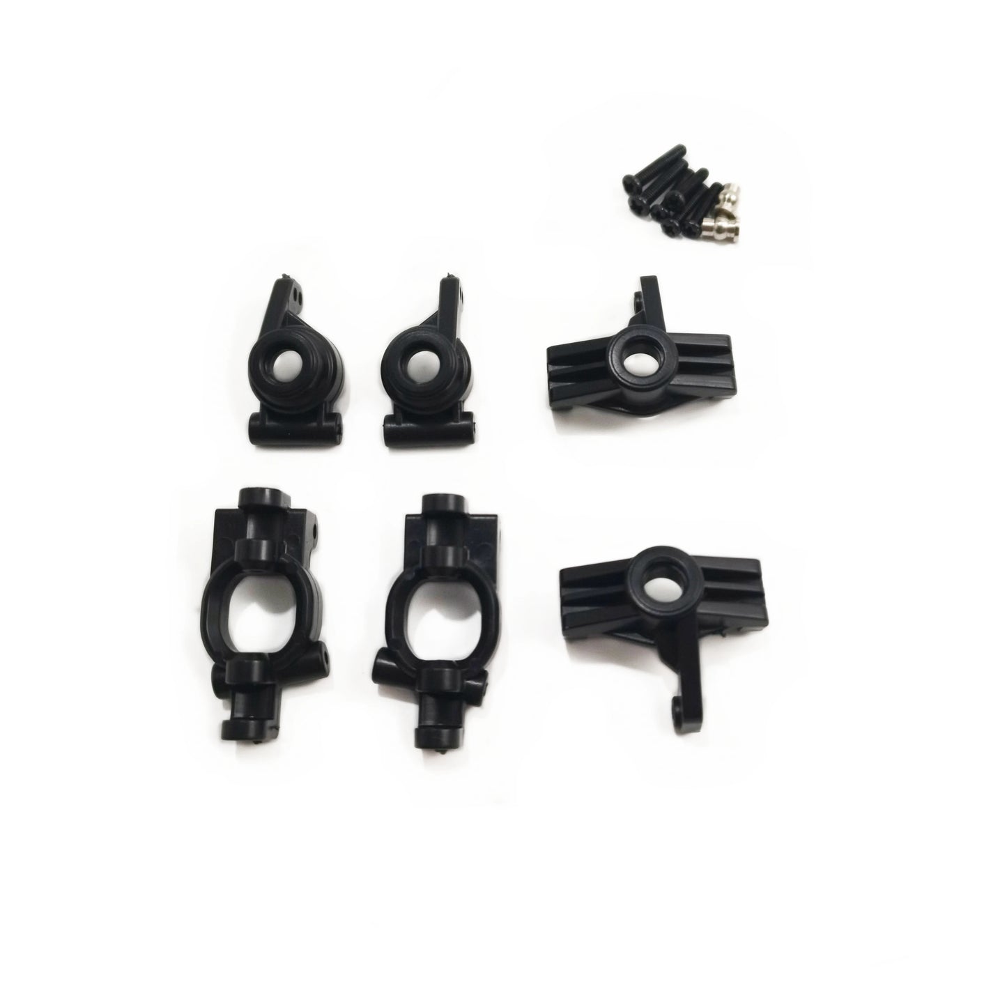wltoys 144001 124019 124017 axle hus set front steering hubs C hubs rear axle hubs with bearing screws accessories parts
