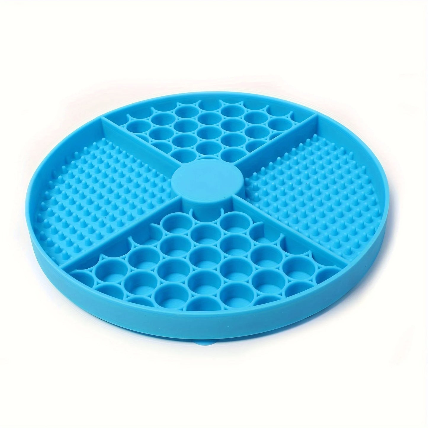 Dog Feeding Mat Silicone Cat Slow Feeder Bowls with Suction Cup Slow Feeding Pad Dog Licking Pad Anxiety-relieving Utensils