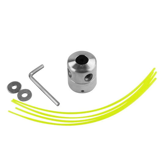 Lawn Mower Aluminum Head Hit Grass Head Metal Head Aluminum Column Straw Head Aluminum Trimming Tool Head