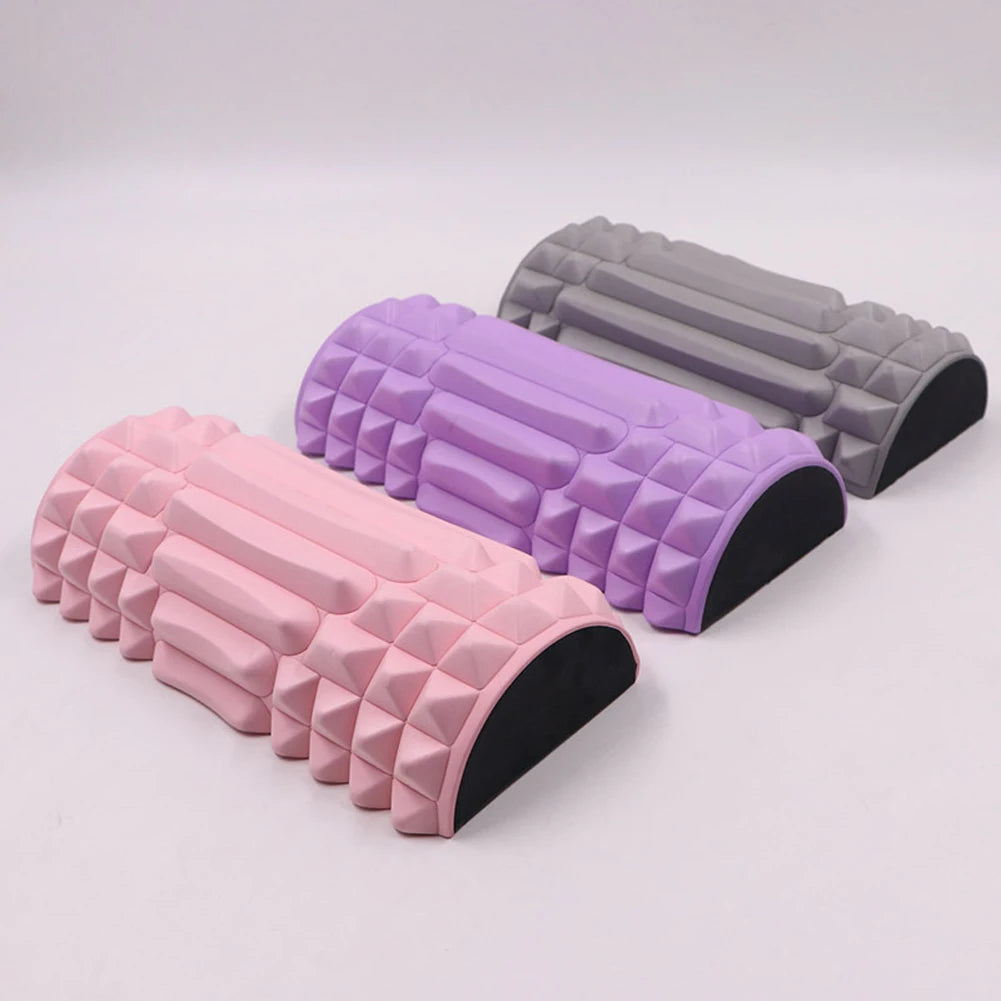 Foam Roller Yoga Column High Density EVA Massage Roller Multi-Function Portable Muscle Roller Half Round for Yoga Pilates