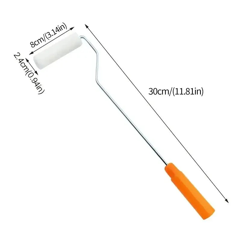 11pcs Paint Roller Kit: Get Professional-Looking Walls with 4 Inch Rollers & Covers, For Hotel/Restaurant/Commercial