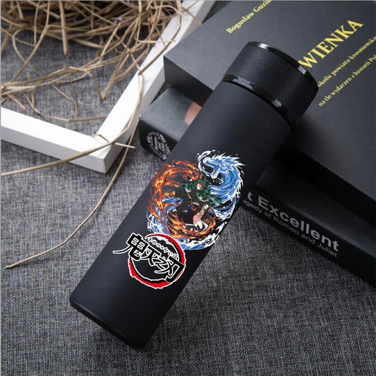 Anime Demon Slayer Kimetsu Vacuum Cup 304 Stainless Steel Thermos Vacuum Flask Water Bottle Gift