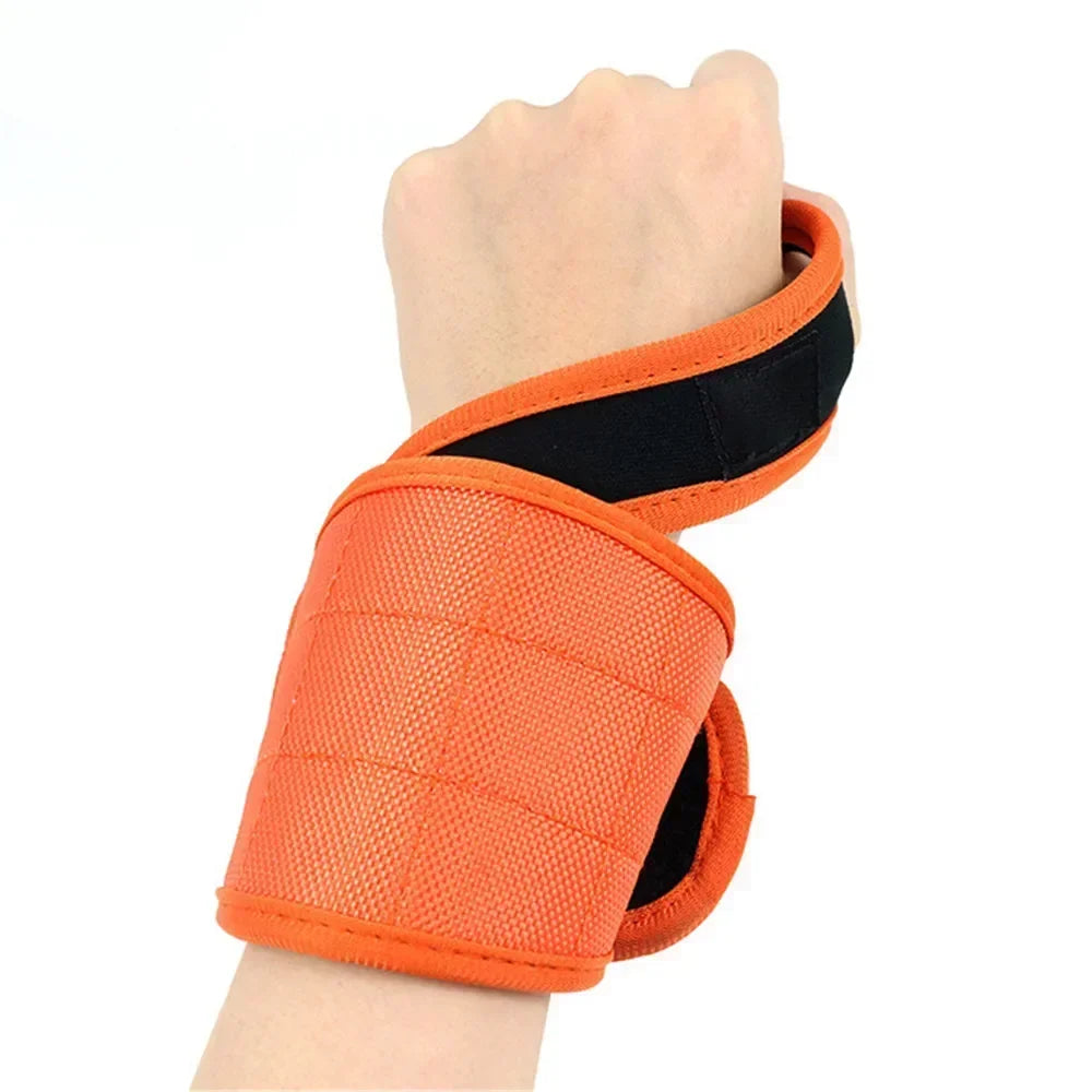 Wristband Magnetic Strong Magnets Holds Nails Drill Bit Magnetic Bracelet Screw Holder Tool Storage Wrist Electrician Practical