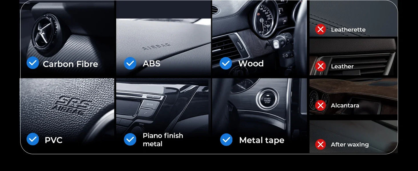 LISEN Magnetic Car Phone Mount for iPhone and Android with 6 Magnets and Adjustable Arch Design, Black