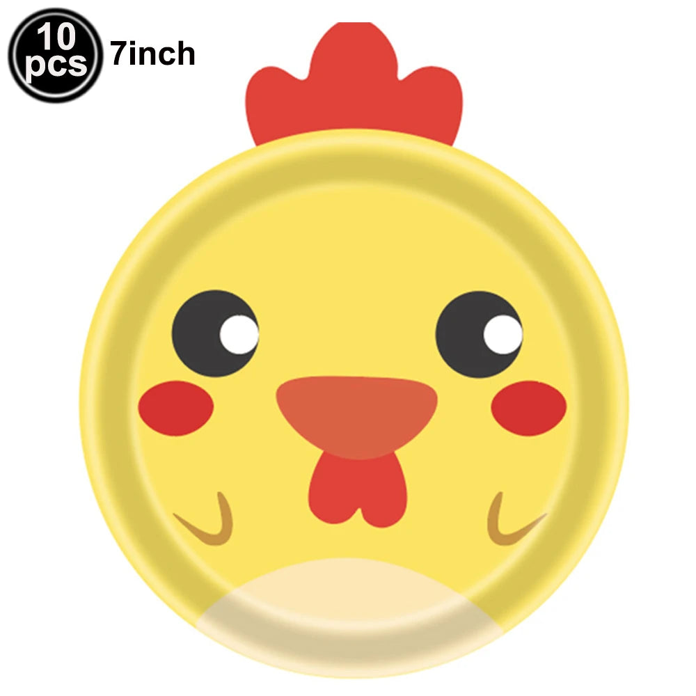 Farm Animals Paper Napkins Farm Dessert Napkins Disposable Paper Napkin Baby Shower Party Decor Farm Themed Birthday Supplies