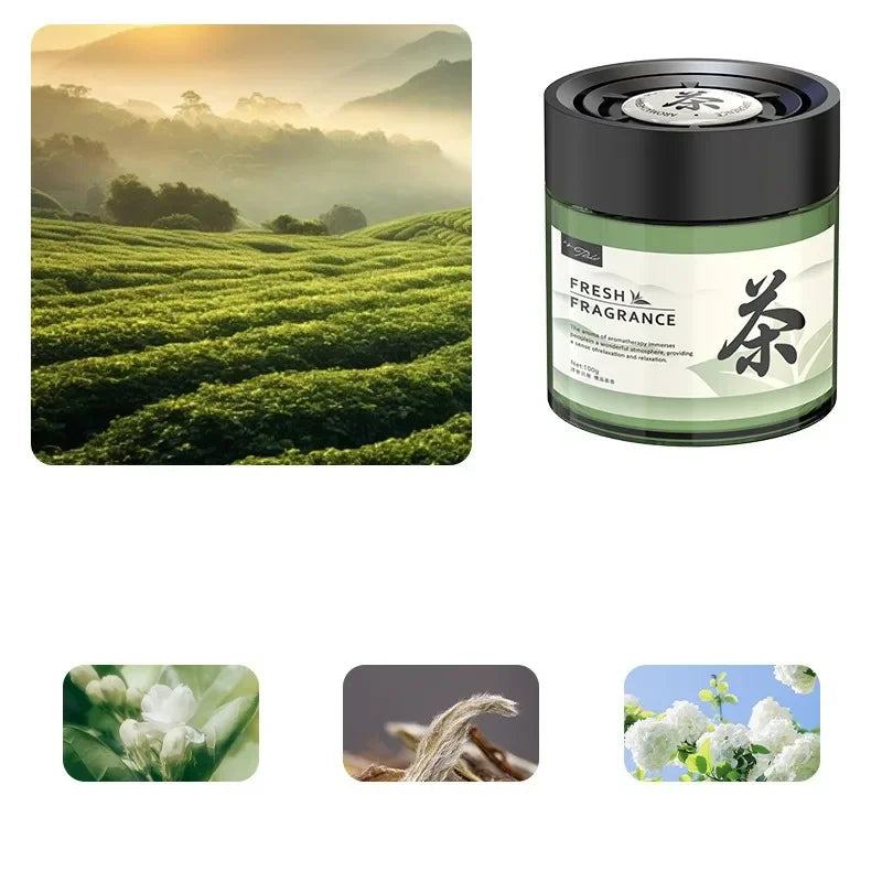 Car Air Freshener Odor Eliminator Essential Long-Lasting Strong Fragrance For Auto Home Closet Oolong Tea Fragrance