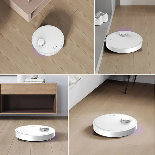 3-in-1 Wireless Robot Vacuum Cleaner Automatic Sweeping Wet and Dry Ultra-Thin Smart Cleaning Machine Mopping for Home