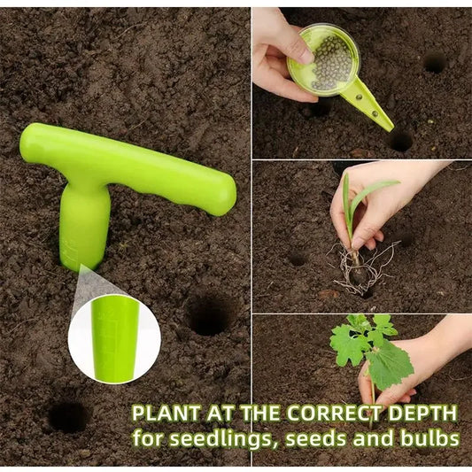 Garden Seeder Set Gardening Sower Household Manual Multifunction Adjustable Gardening Tools Plant Seeding Dispenser Accessories