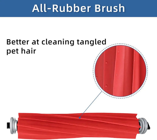 Original Roborock Roller Brush Kit Compatible with Roborock qrevo s/pro, S7, S7 MaxV, Q5, Q7 Max Series Robot Vacuum Cleaners