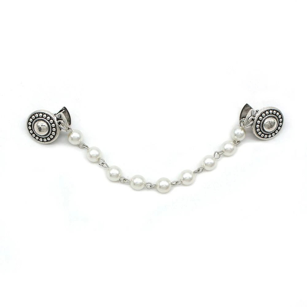 Clothing Accessories Retro Suit Brooch Grace Korean Gentleman Tassel Brooch Trend Fashion Suit Shirt Collar Chain For Men