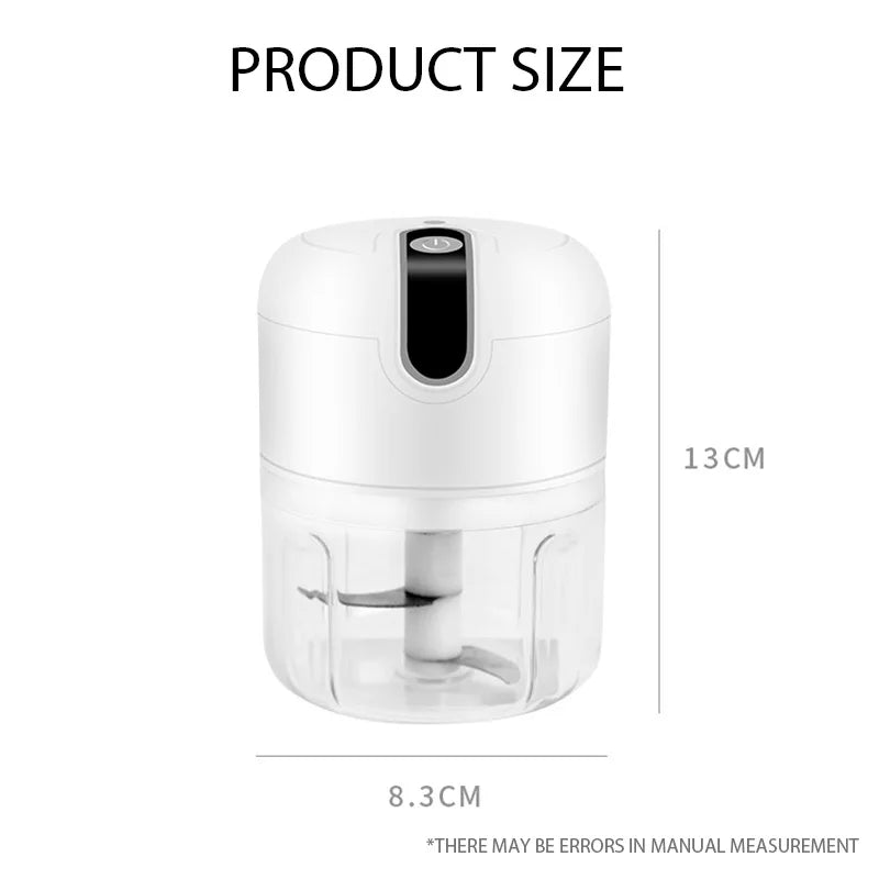 Multifunctional Blenders Electric Household Garlic Masher Meat Grinder Baby Supplementary Food Stirring Garlic Vegetable Chopper