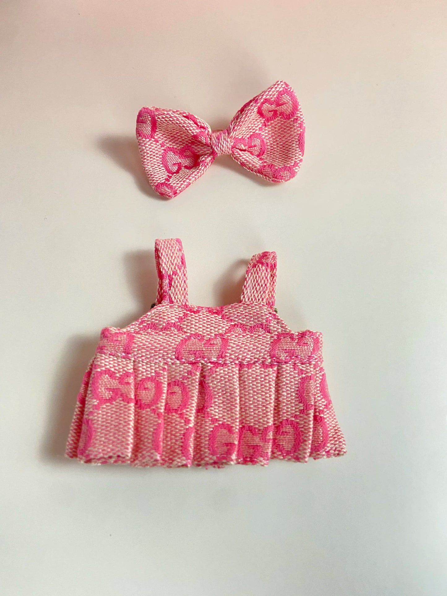 Clothes for Labubu doll clothes Handmade Custom Clothing Paired With Elegant Dresses Printed Work Pants Scarves Fashion Shoes