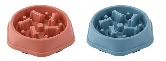 Slow Feeder Dog Bowl Anti-choking Slow Feeding Bowls for Dogs Anti-slip Pet Slow Eat Dishes Puzzle Bowls for Small Medium Dogs
