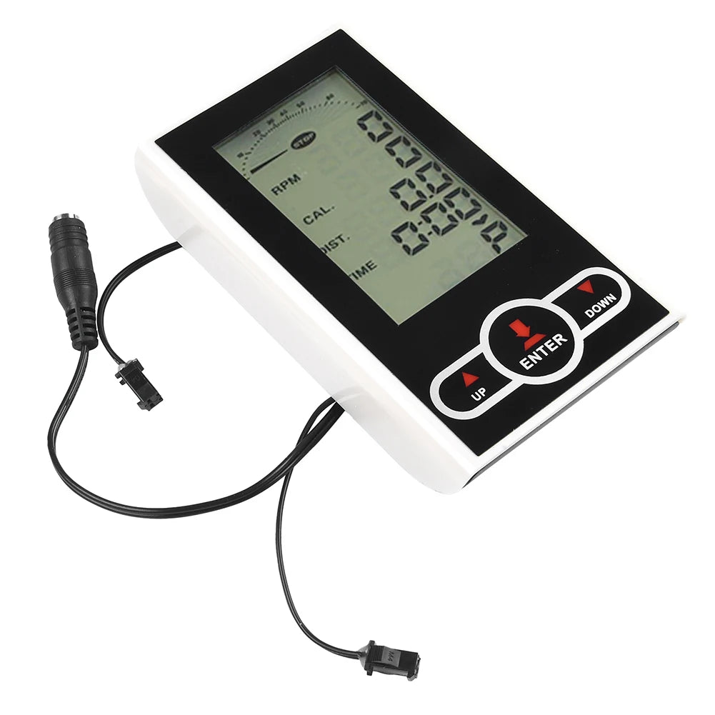 Exercise Bike Monitor Speedometer Display 137x80mm Plastic Stationary Elliptical Trainer Cardio Equipment Accessories