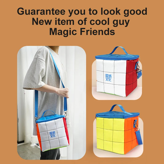 MoYu Multi functional Magic Cube Pack Customized by Magic Friends Walking Magic Cube Bag Durable And Wear-Resistant