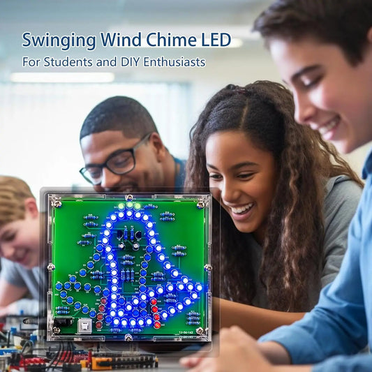 EI Electronic Wind Chimes - Twinkle Swinging Wind Chime Light kit Soldering Project Electronic Hands-on Learning DIY Electronic