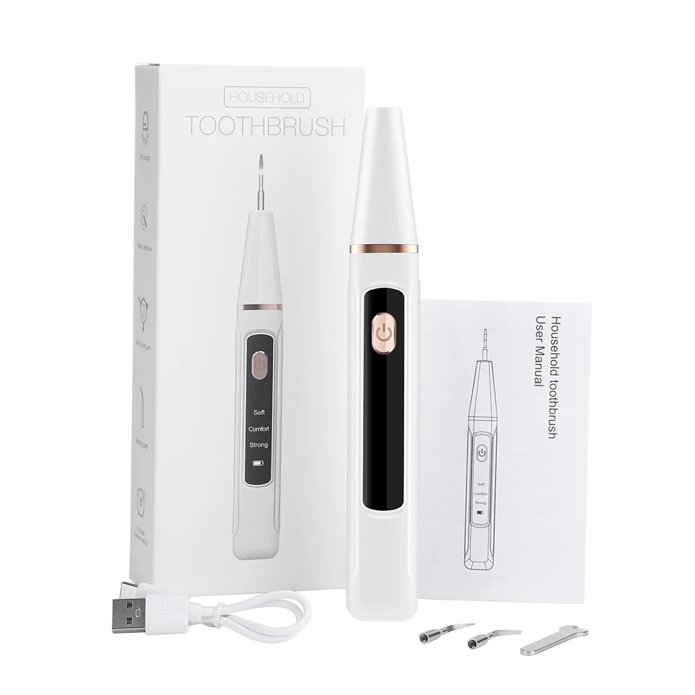 Ultrasonic Teeth Tartar Cleaner Dental Scaler Electric Teeth Cleaner Teeth Whitening Stain Calculus Plaque Remove Tartar Scraper