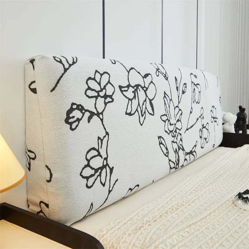 Headboard Bedhead Cover Dust Cover Double Bed Covers Durable Bed Back Protection Elastic All-inclusive Bedhead Cover Home Decor