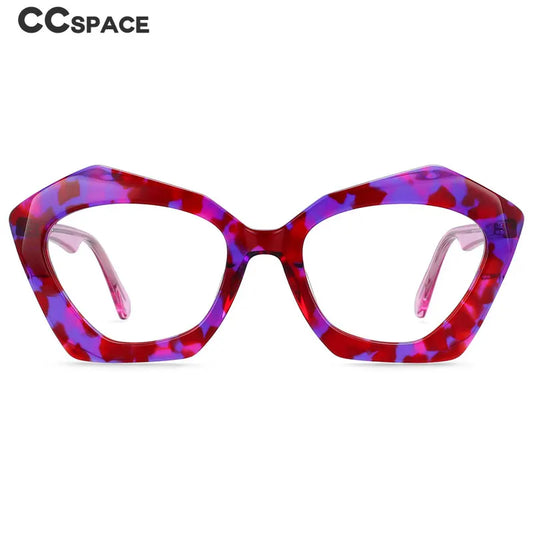 54325 Sexy Ladies Cat Eye Acetate Floral Glasses Frames Butterfly Frame Women Fashion Glasses Frame