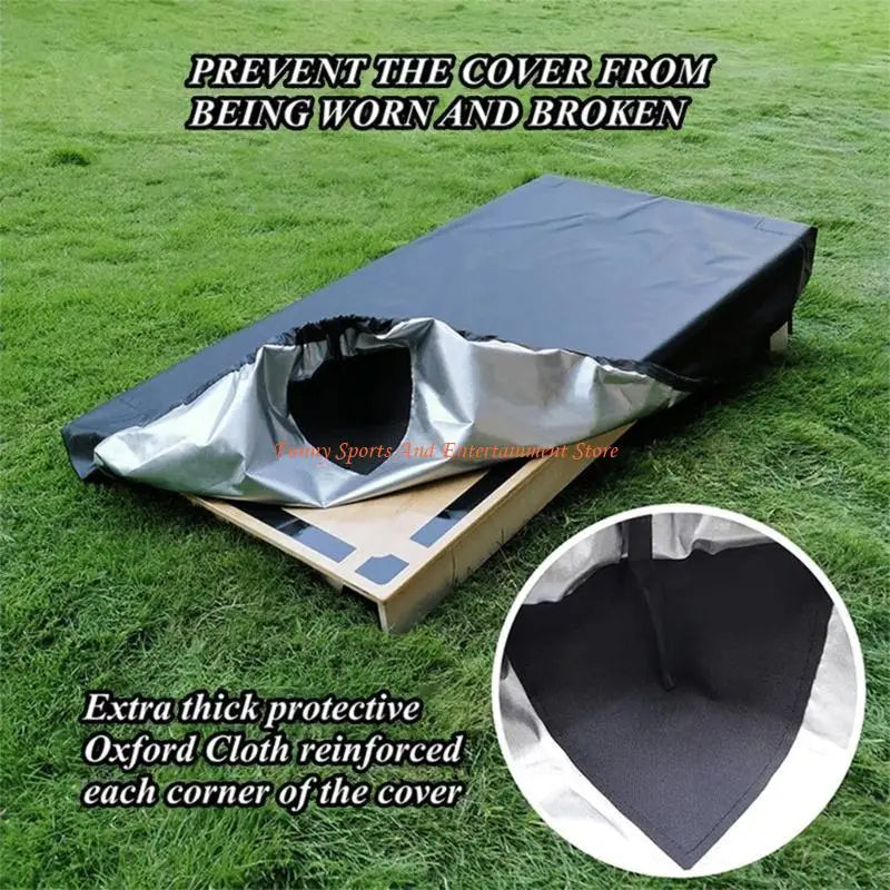 C4DE Corn Hole Board Covers Corn Hole Covers for 4' x 2' Boards Sandbag Board Dust Cover Corn Hole Accessories