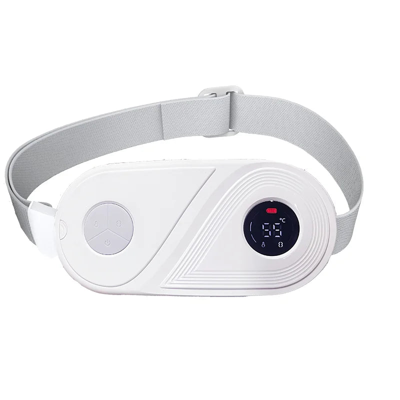 Electric Warm Uterine Cramp Massager Vibrator Heating for Menstrual Relief Waist Massager Belt Care Waist Stomach for Women