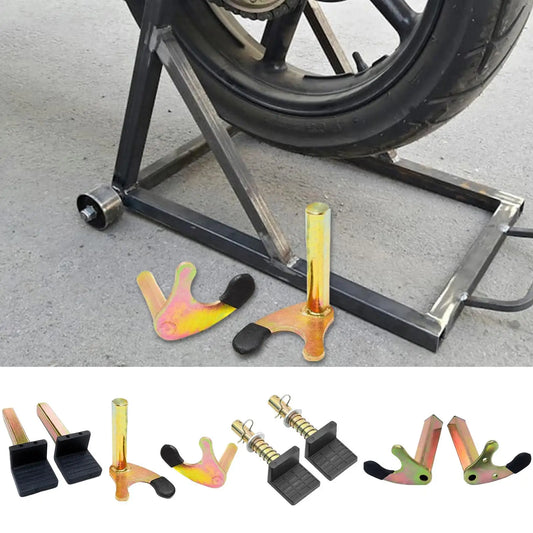 Motorcycle Parking Stand Hooks U / L-style Motorcycle Paddock Stand Attachments Support Frame Swingarm Spool Slider Lift Stand