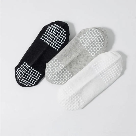 Sports Anti Slip Boat Socks for Women Comfortable and Breathable Cotton Socks Pilates Fitness Indoor Yoga Training Socks