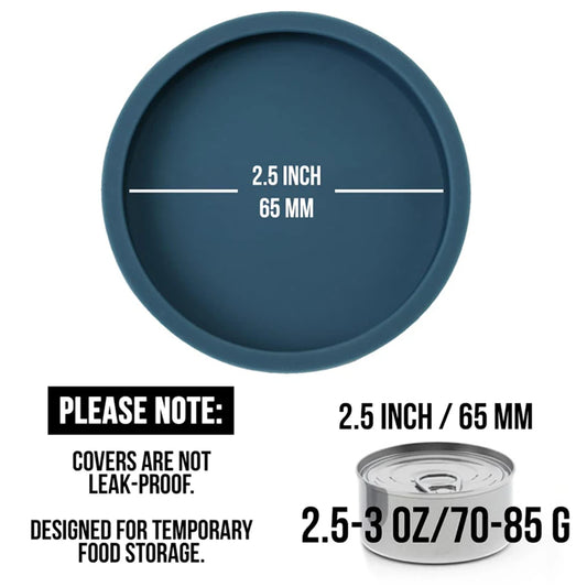 Silicone cat food can lid, pet feeding supplies, pet food can supplies, medium-sized foldable can lid for cat food cans