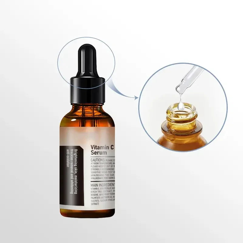Vitamin C Facial Serum Essence, 30ml Skincare Cleanser-B3 Gentle Acne Firming Improve dullness Vitamin C Serum stock solution