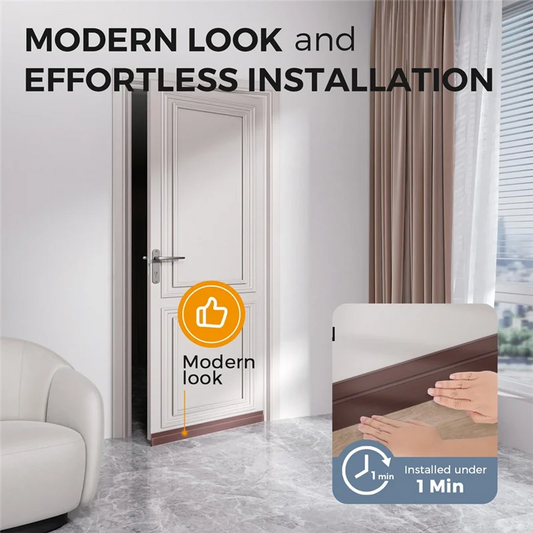 Self-Adhesive Adjustable Door Draft Stopper, Rubber Seal Strip For Bottom Of Door–Sound-Proof, Windproof, Energy Saving-AT64