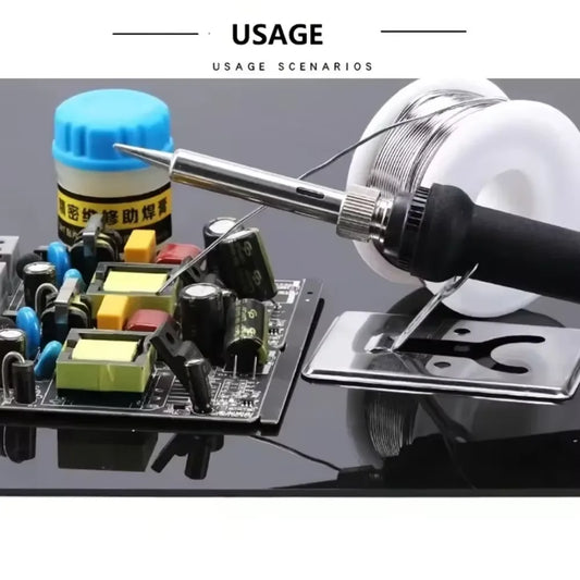 60W Electric Soldering Iron Replaceable Soldering Iron Adjustable Temperature Head Soldering Iron Pen Welding Kit