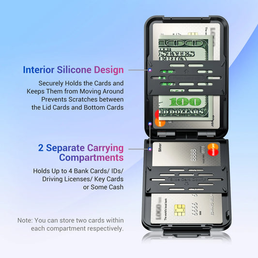 Magnetic Wallet & Card Holder with RFID Blocking Function for iPhone 16 15 14 Pro/ Pro Max/ 13 Pro Max/ 13 12 Pro MagSafe Wallet