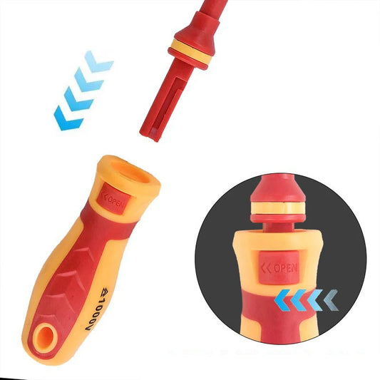 Electrician Repair Tools Kit 13pcs 1000V Changeable Insulated Screwdrivers Set