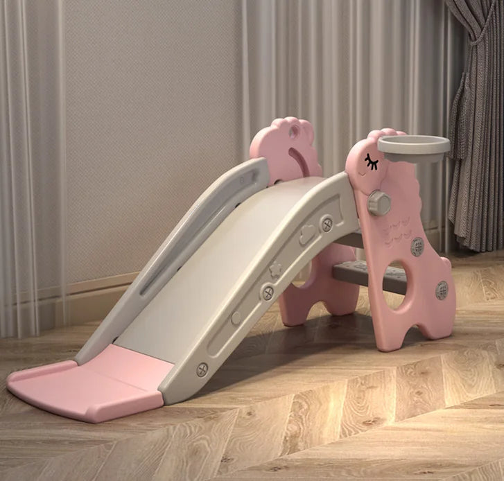 Kids Slide Folding Sheep Slide toy Super Load-bearing 2 Stairs Climber Play Slide for 6 month - 2 years Toddlers Outdoor/indoor