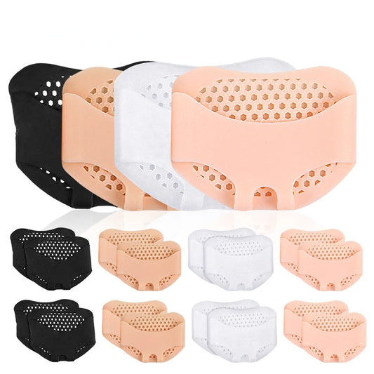 Silicone Forefoot Pads for Women High Heel Pain Relieve Inserts Breathable Foot Care Pads Half Shoe Insole Cushion Accessories