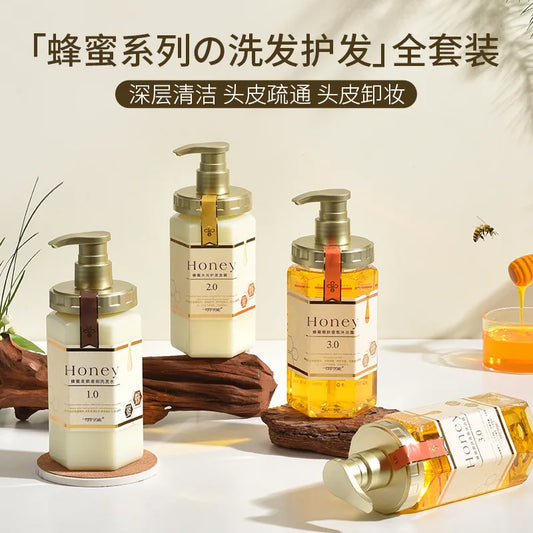 шампунь Nourish Shampoo Conditioner The Hair Honey Shampoo Clean The Scalp Hair Shampoo and Conditioner 탈모샴푸 수향미