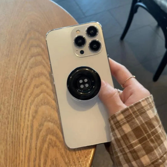 3D Simulated Button Phone Stand New Adhesive Phone Grip Phone Stand Cute Adhesive Retractable Phone Stand