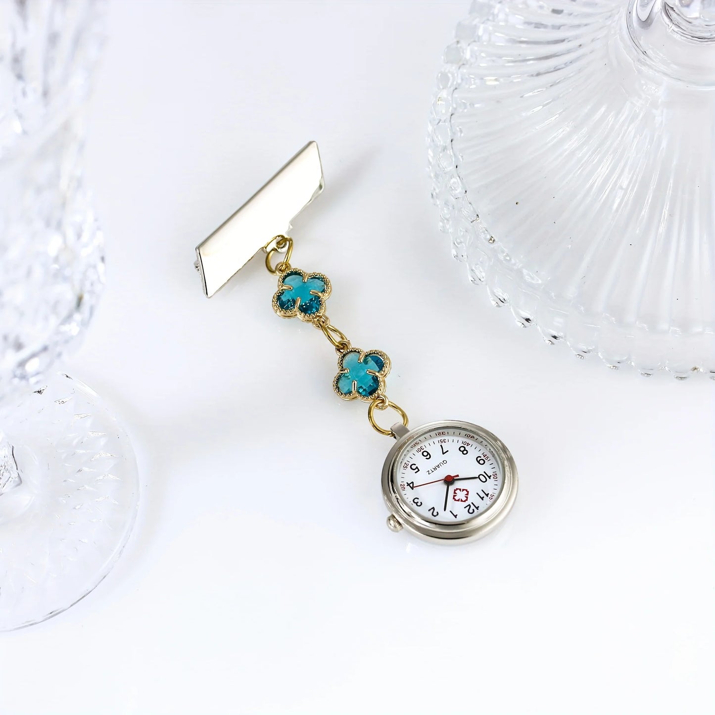 1pc new nurse watch chest watch fashionable and cute quartz pocket watch simple hanging watch simple hanging watch