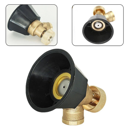 1PCS Brass/Alloy Nozzle Agricultural Atomization Adjustable Nozzle Black Whirlwind Agricultural Sprinkler Head Garden Tool