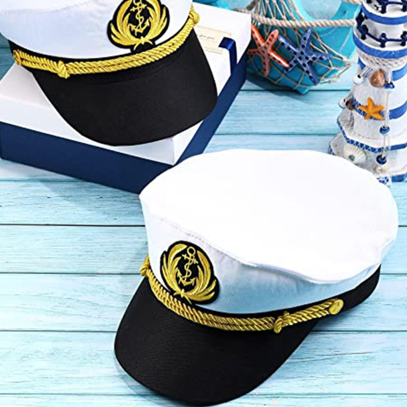 Navy Marine Hat Yacht Captain Hat Captain Costume Men Cap Beanie Navy Marine Hat Formal Dress